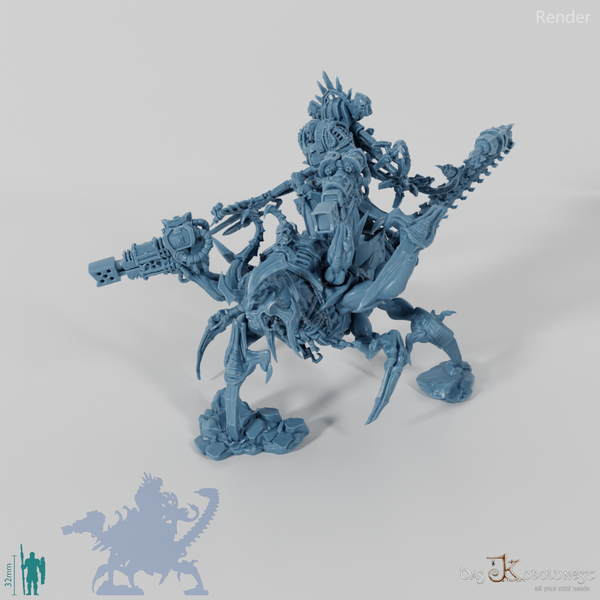 Void Blessed Soldiers - Void Blessed Father auf Mech mit Flammenwerfern