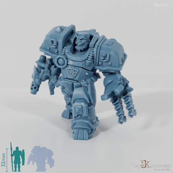 Khazaroth Empire - Iron Mole mit Klingenhandschuh und Pistole 04