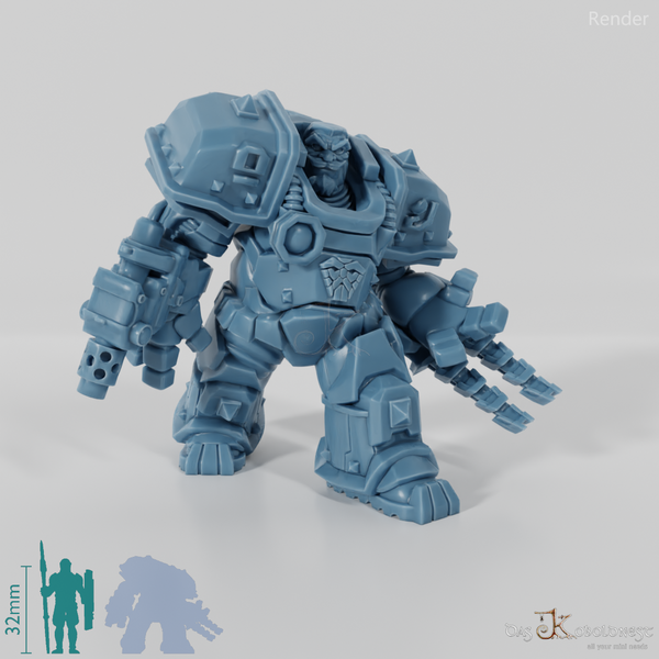 Khazaroth Empire - Iron Mole mit Klingenhandschuh und Pistole 04