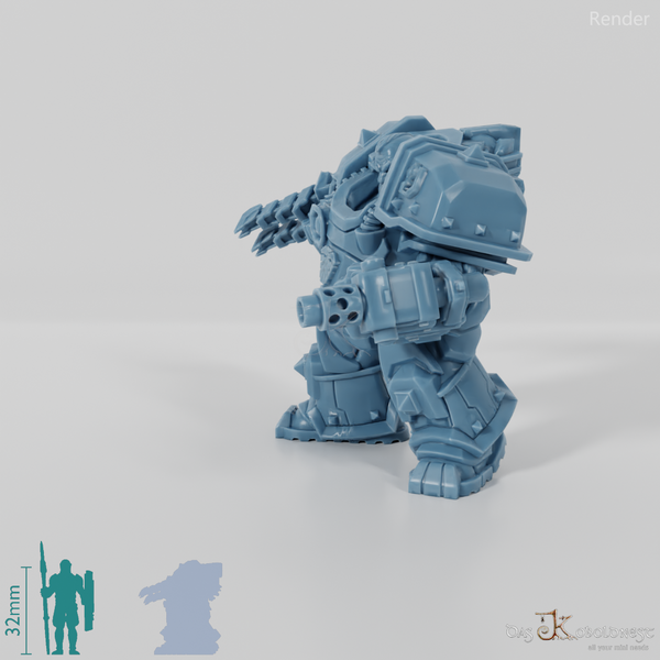 Khazaroth Empire - Iron Mole mit Klingenhandschuh und Pistole 05