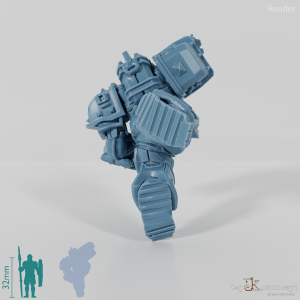 Khazaroth Empire - Iron Mole mit Klingenhandschuh und Pistole 06