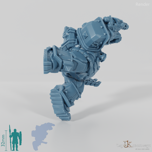 Khazaroth Empire - Iron Mole mit Klingenhandschuh und Pistole 06