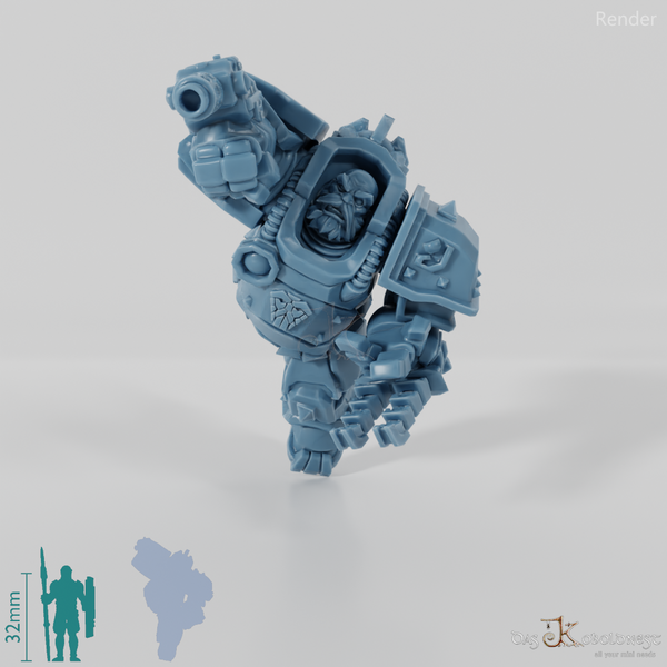 Khazaroth Empire - Iron Mole mit Klingenhandschuh und Pistole 06