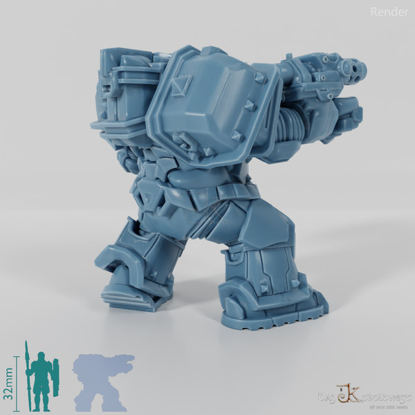 Khazaroth Empire - Iron Mole mit Klingenhandschuh und Pistole 08