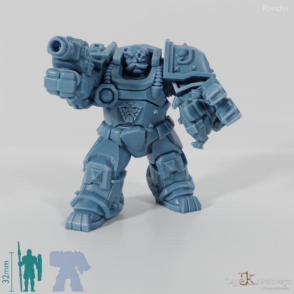 Khazaroth Empire - Iron Mole mit Klingenhandschuh und Pistole 08