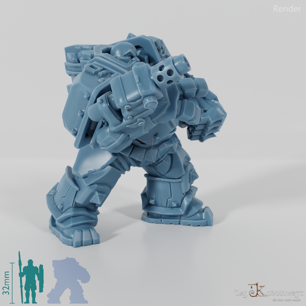 Khazaroth Empire - Iron Mole mit Kampfhandschuh und Pistole 02