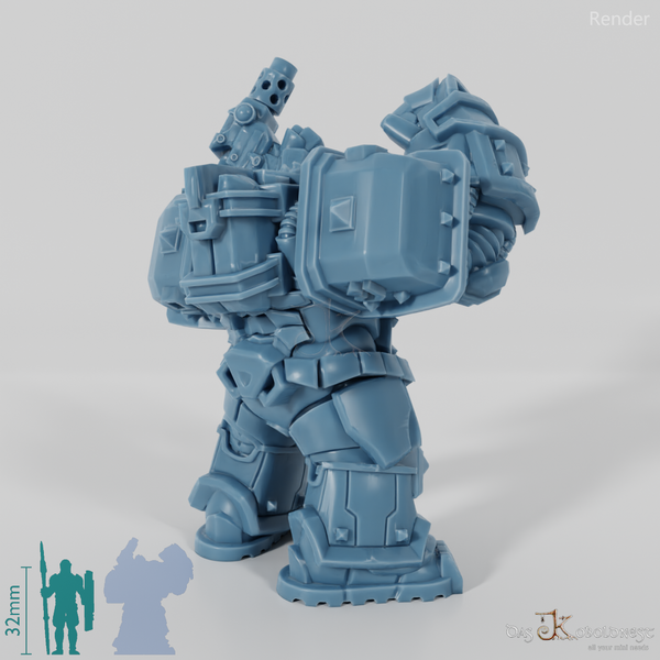 Khazaroth Empire - Iron Mole mit Kampfhandschuh und Pistole 03