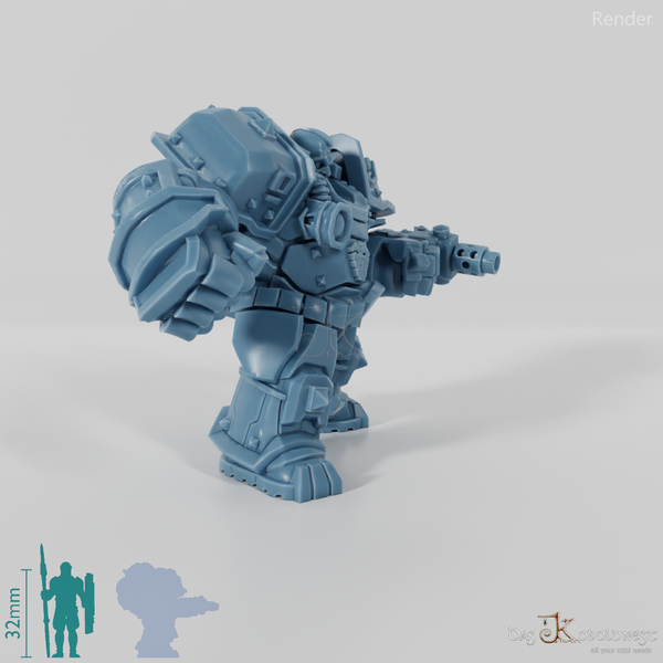 Khazaroth Empire - Iron Mole mit Kampfhandschuh und Pistole 05