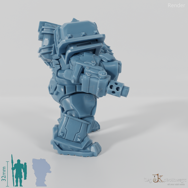 Khazaroth Empire - Iron Mole mit Kampfhandschuh und Pistole 07