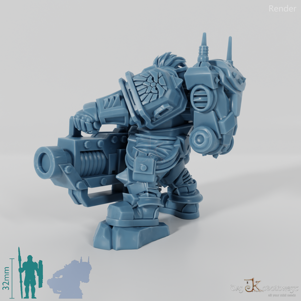 Khazaroth Empire - Prospector Specialist mit Antimateriegewehr