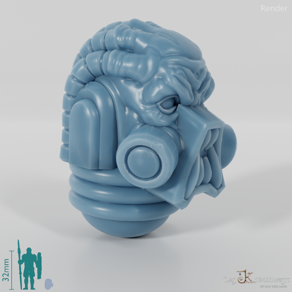 Void Blessed Soldiers - Savage Gladiator Kopf 02