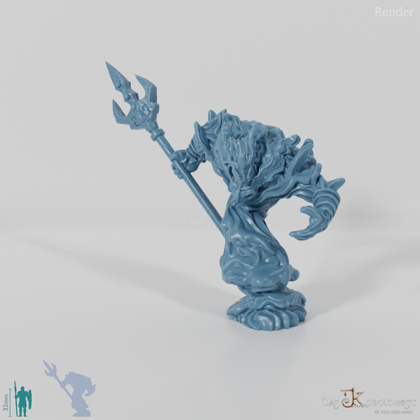 Gerüstetes Wasserelementar