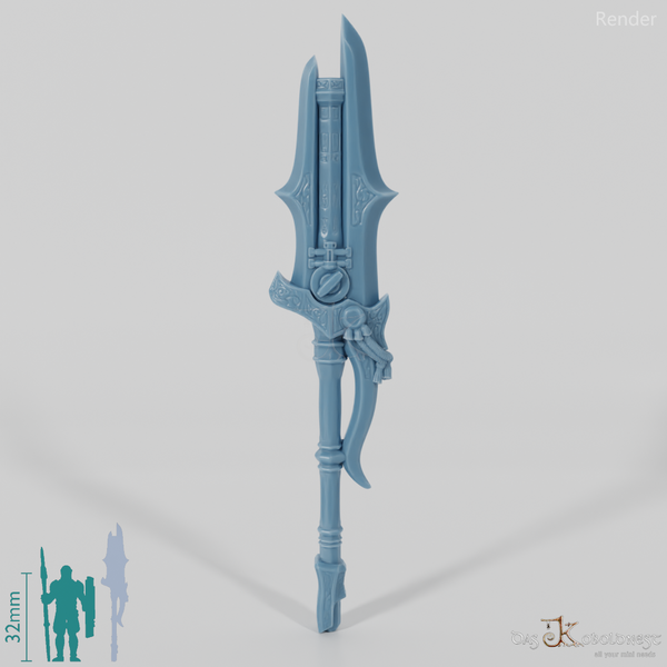 Valiant Hero - Weapon - Gunspear (ohne Hand)