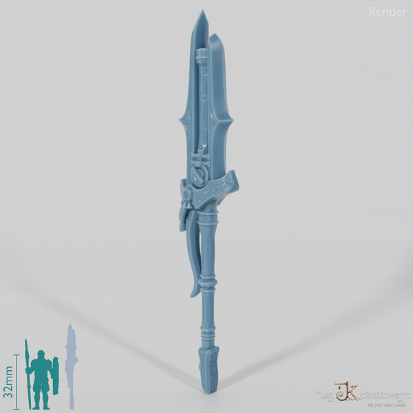 Valiant Hero - Weapon - Gunspear (ohne Hand)