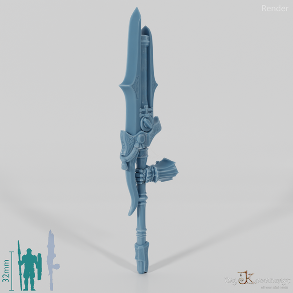 Valiant Hero - Weapon - Gunspear (gerade Hand)