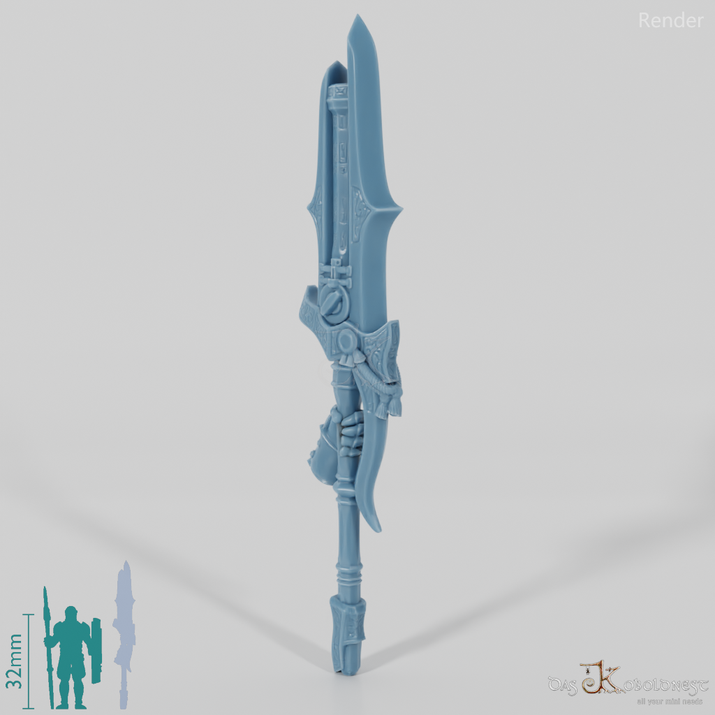 Valiant Hero - Weapon - Gunspear (abgewinkelte Hand)