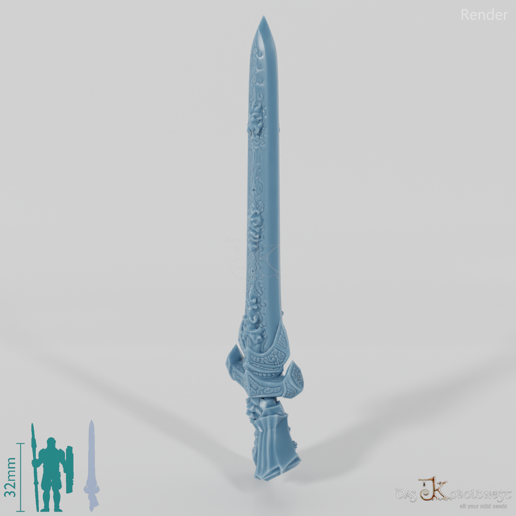 Valiant Hero - Weapon - Hero Sword (abgewinkelte Hand)