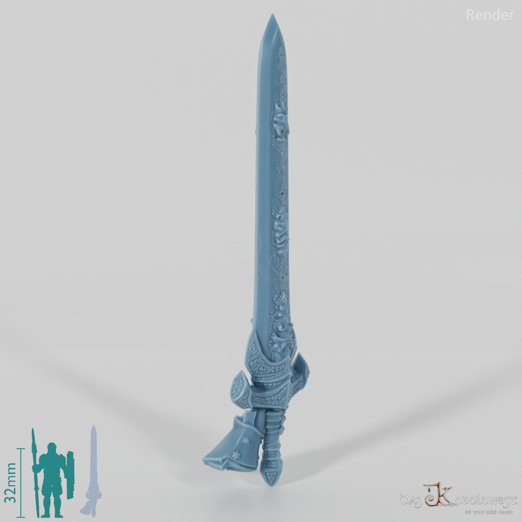 Valiant Hero - Weapon - Hero Sword (abgewinkelte Hand)