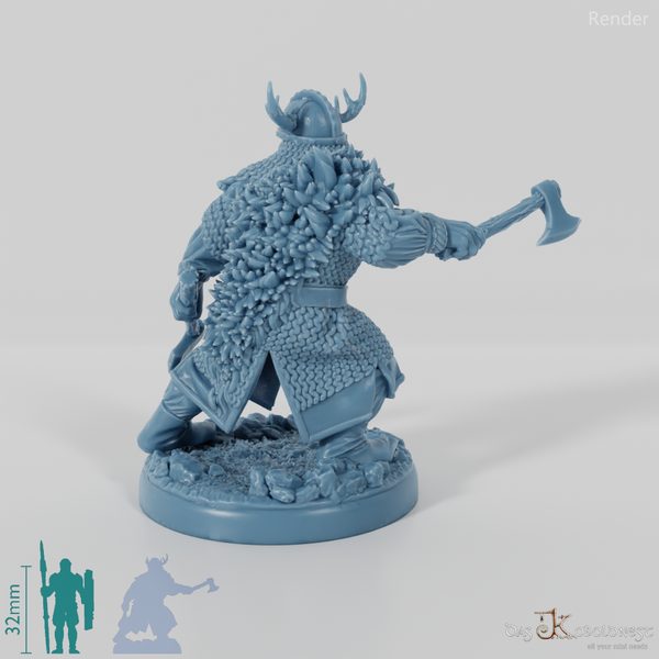 Wikinger-Krieger vom Weißbärenclan 01