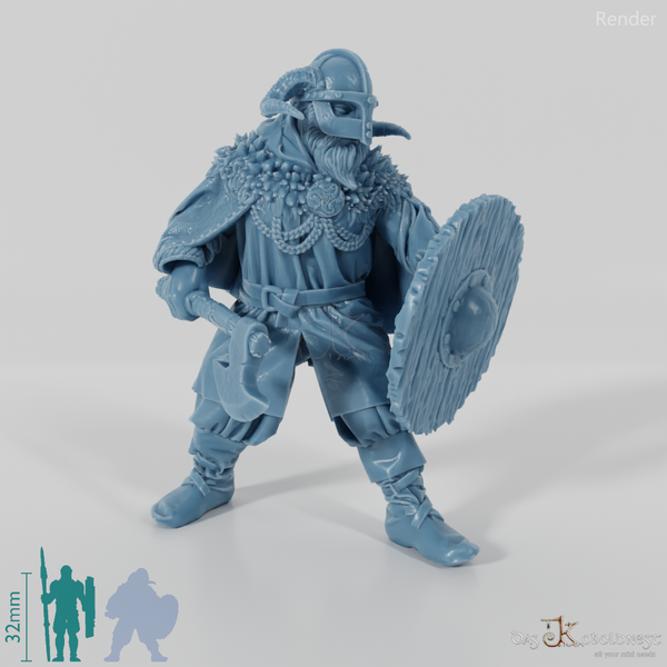 Wikinger-Krieger vom Weißbärenclan 03