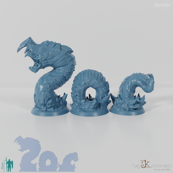 Grabender Riesenwurm