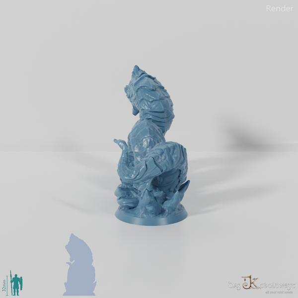 Grabender Riesenwurm