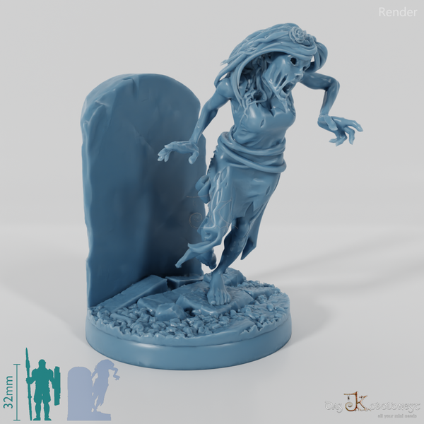 Auferstandener Zombie - Weiblich 02