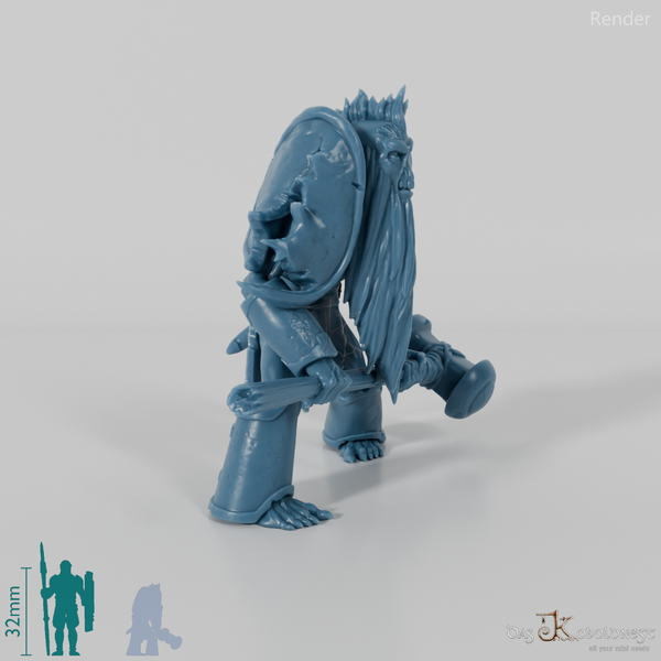 Zombie - Zwergen-Kämpfer