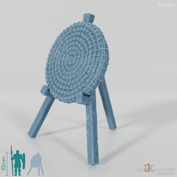 Stroh-Zielscheibe 02