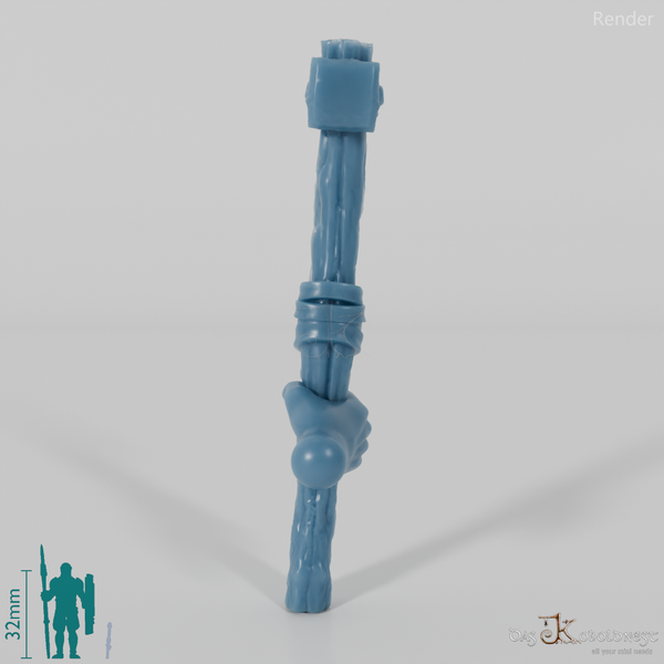 Halbling-Axt A mit Hand