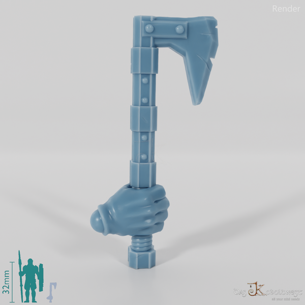 Zwergische Axt A mit Hand