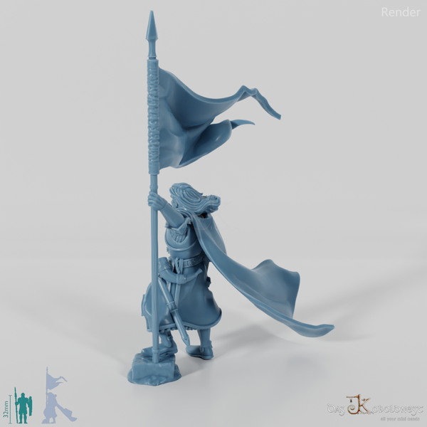 Barazan, Gonthanischer Heerführer mit Banner