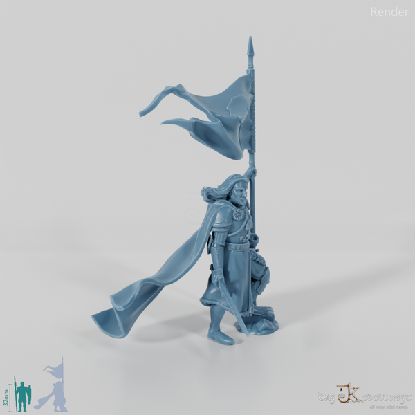 Barazan, Gonthanischer Heerführer mit Banner