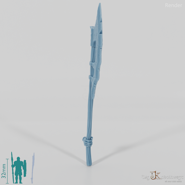 Ork-Bardiche mit Hand