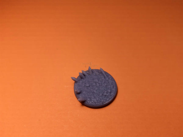 Bases mit Holzpalisade (Rund)