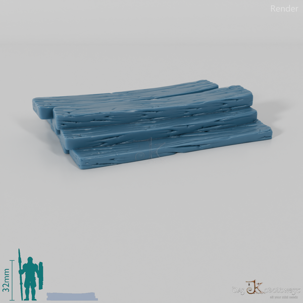 Bootsbauerei - Bretterstapel