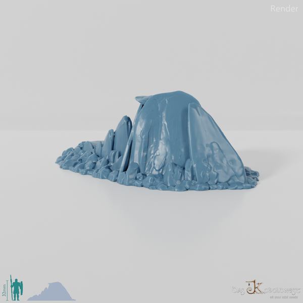 Hügelgrabeingang - Freistehend