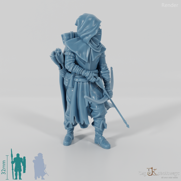 Waldläufer mit Bogen A