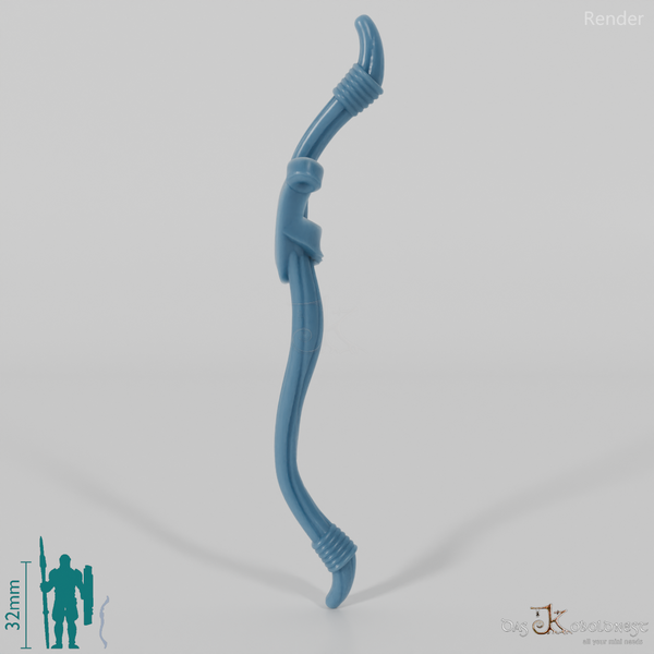 Halbling-Bogen mit Rückenbefestigung