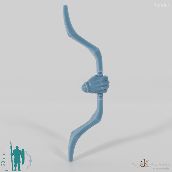 Zwergischer Bogen mit Hand