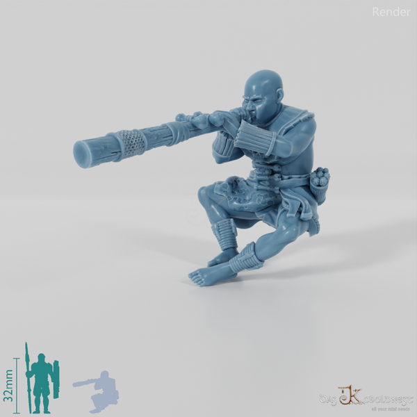 Südmenschen-Stammeskrieger Kamelreiter C