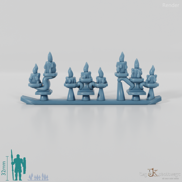 Kerze - Kerzenleuchter 2 (Klein)