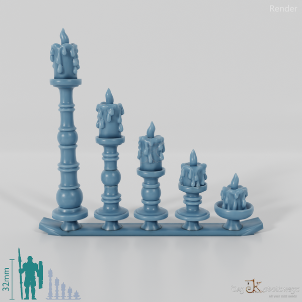 Kerze - Kerzenhalter (Dick)