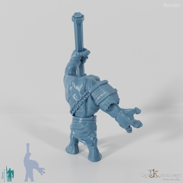 Höhlentroll mit Speer