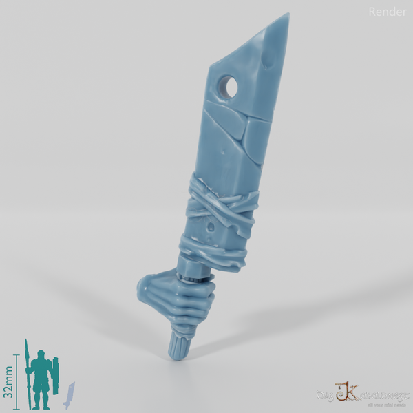 Ork-Schwert D mit Hand