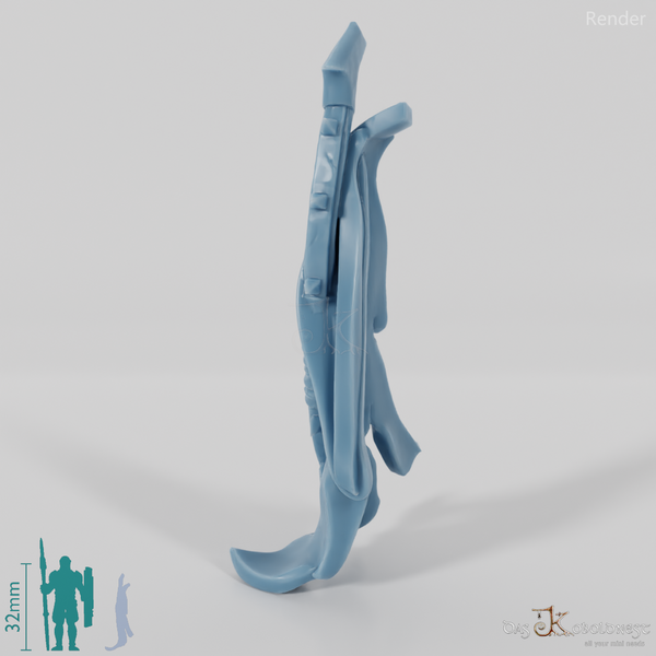 Halbork-Umhang mit Bogen