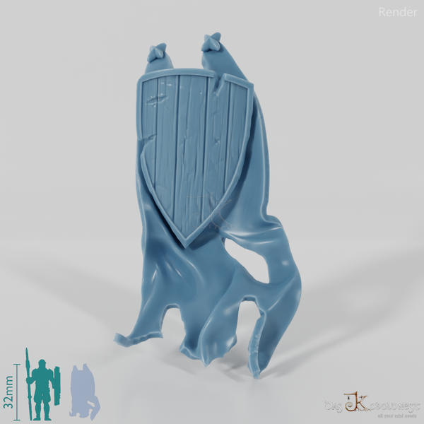 Geister-Umhang mit Schild A