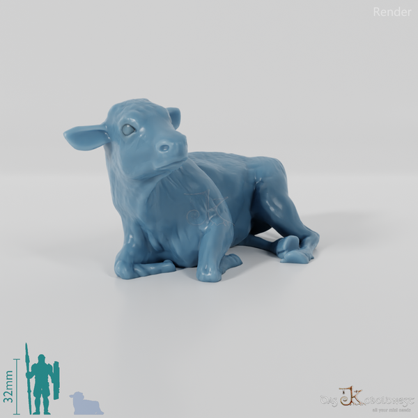 Rind - Liegendes Kalb