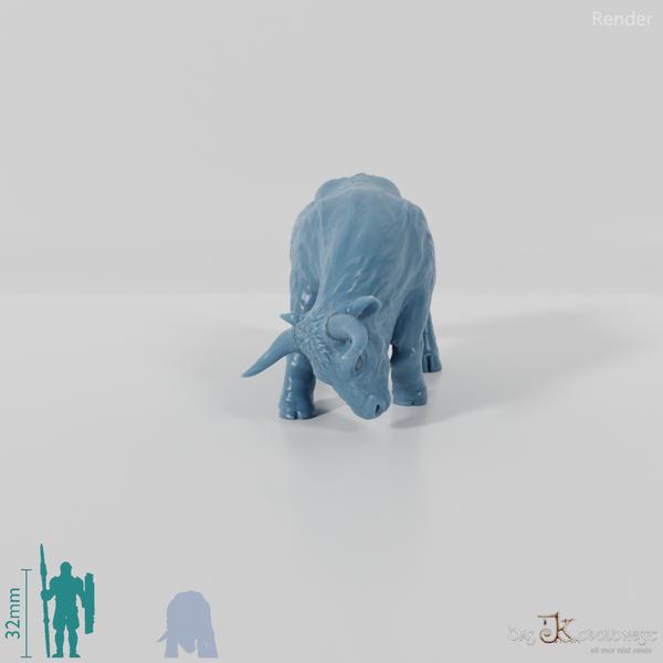 Rind - Angreifender Stier