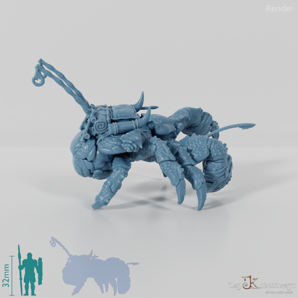 Scissorlock, Gesattelte Riesenkrabbe